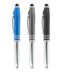 Supply of LED light pens, touch aluminum tube light pens, school metal pen with