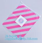slider bag for underwear packaging slider zipper vinyl bag for clothing, zipper