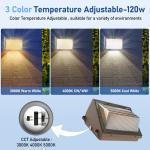 OEM ODM Exterior LED Wall Pack Lights 60W 80W 100W 120W 150W For Commercial