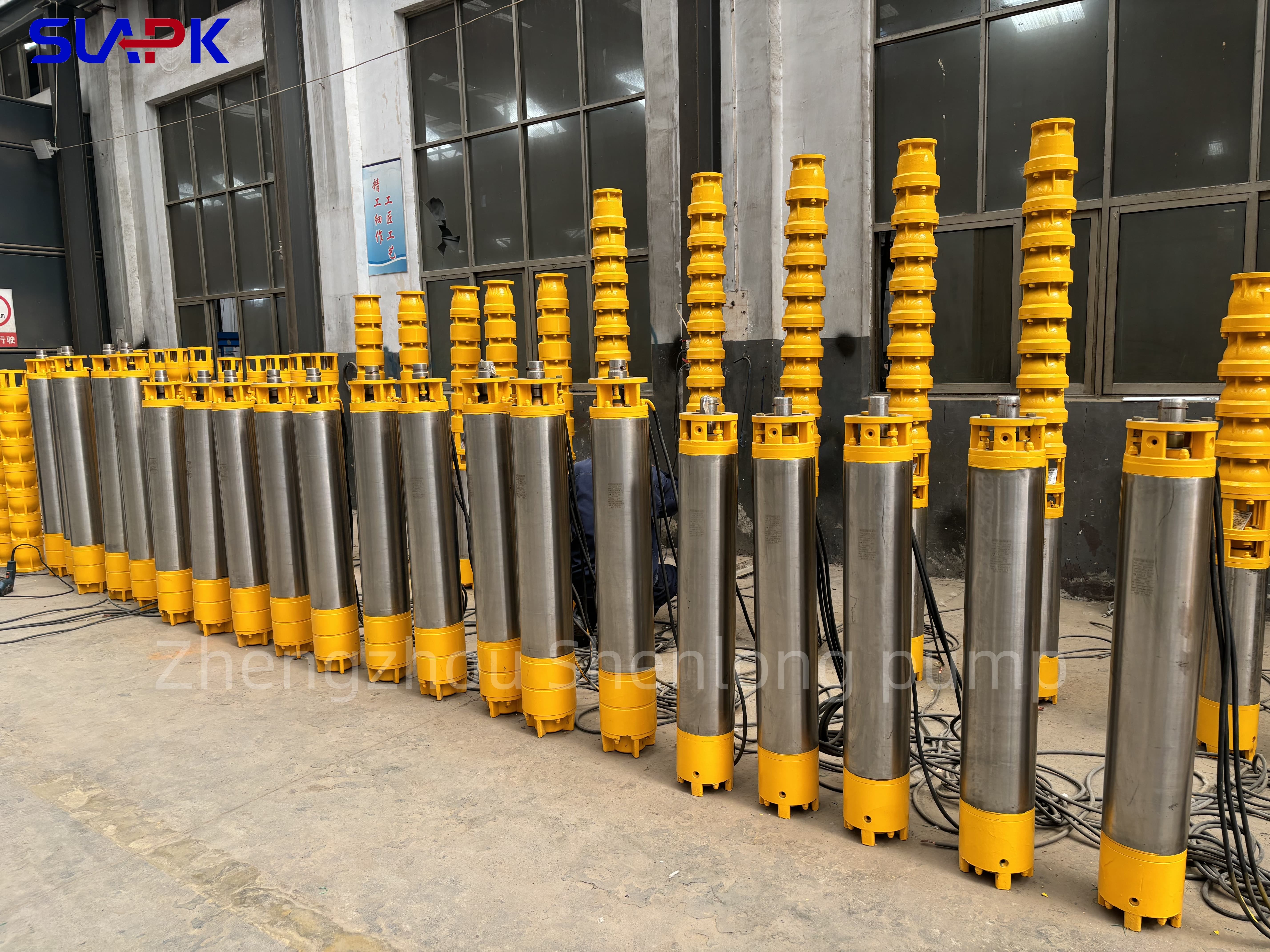 Deep Well Submersible Pump 100m³/h 60m Stainless Steel
