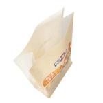Side Gusseted Flat Bottom Food Packaging Bag For Powder Snack Cookie Nuts Cereal