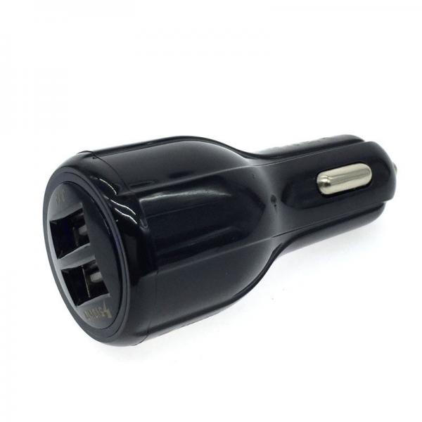 Quality Rohs Portable Dual Usb Car Phone Charger Ios Android  Convenience To Carry  Intelligent Chip for sale