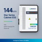 IBMS Enabled Solar Diesel Hybrid Power System 144.96kWh Commercial ESS Cabinet