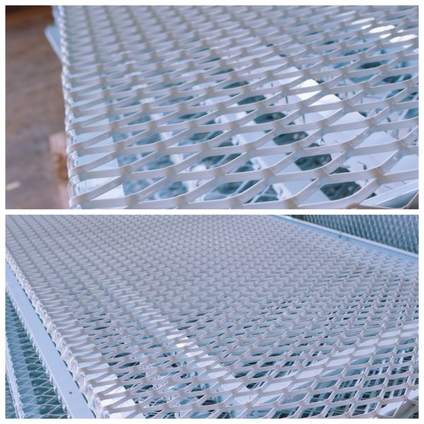 Facade Cladding PVDF Expanded Aluminum Mesh For Curtain Wall