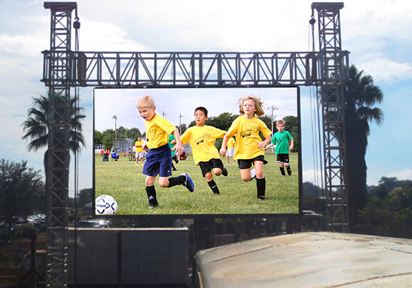Waterproof Outdoor LED Video Wall Rental P4.81 500*1000mm Die Casting Cabinet