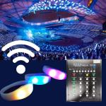 RICHSHINING Remote Control LED Glowing Wristband Party Bracelet for Kpop Concert