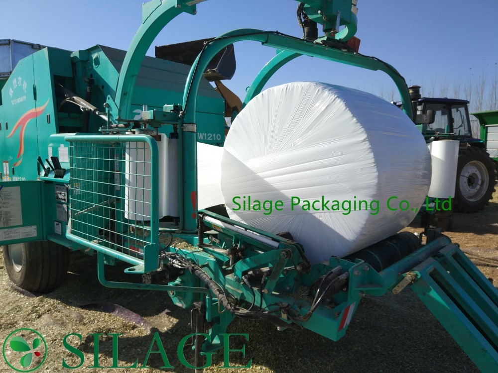 White Color Silage Film 750mm for Large Round Baler