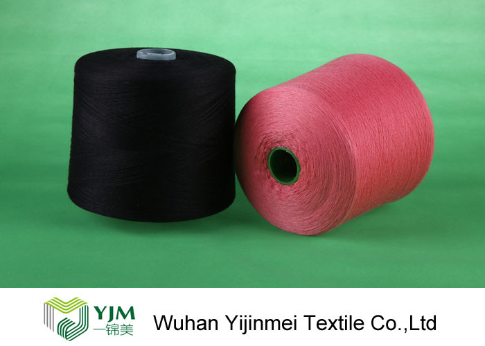 50/3 Bright Ring Spun Polyester Thread On Dyed Tube / Cylinders Shaped Cone