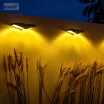 Solar Fence Lights Energy-saving Solar Lights for Gardens 1.2V 600mAh Battery