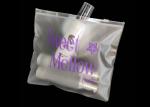 8.5 * 8 .5 Inches Clear Custom Shopping Bags For Make Up Hair Products