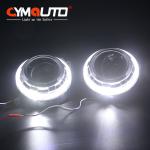 Car Retrofit Shrouds Angel Eyes Crystal LED Shrouds 2.5 Inch / 3 Inch