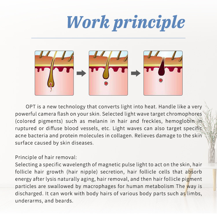 480nm 532nm 640nm Laser Shr Ipl Beauty Equipment Germany Lamp For Hair Removal