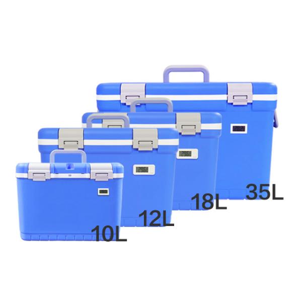 Portable Cooler Box Cold Storage Box For Medicine Cold Chain Transport 10L 12L