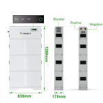 Solar Energy Storage Home 10kWh 15kWh 20kWh High Voltage Stacked LiFePO4 Battery