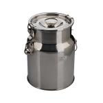 Food Grade Material 316L Steel Milk Container With Lid Bucket Pail