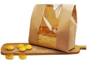 Wholesale Kraft Paper Bags With Clear Window from china suppliers