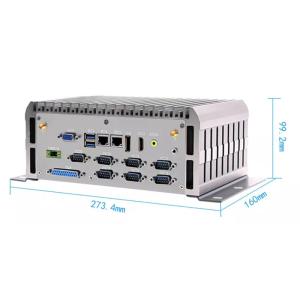 Wholesale Intel® 4th generation i7-4700MQ X86 Fanless Industrial Mini PC 2LAN 6COM LPT DP port from china suppliers
