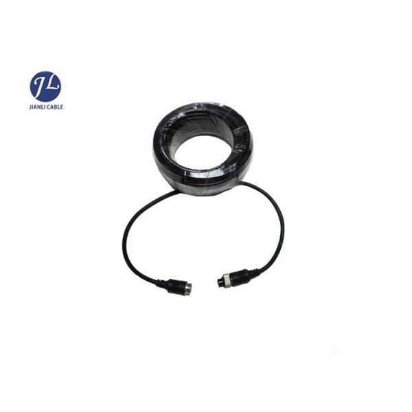 Custom Length 6 Pin GX12 Aviation Cable For Rear View Safety Backup Camera System