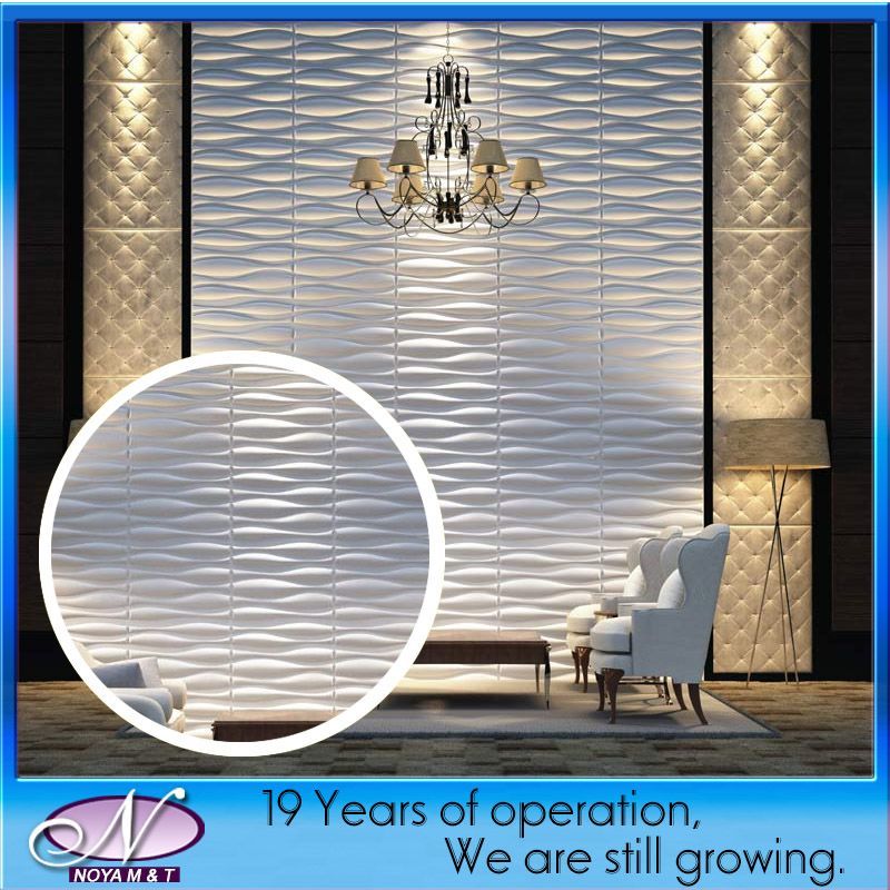 Beautiful Waterproof Sound Insulation 3D Panel for Store Background Wall