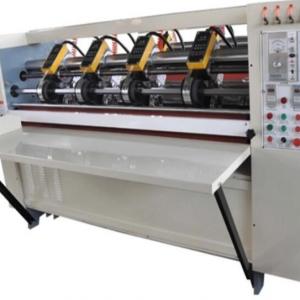 China 220v Cardboard Thin Blade Slitting Scoring Machine 4kw Electric Control on sale