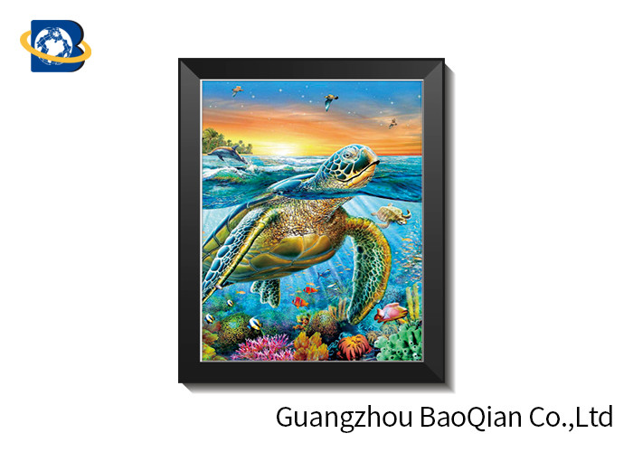 Plastic 3D Lenticular Pictures / 30 X 40CM Size Lenticular Movie Poster