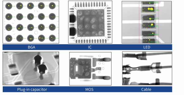 Unicomp AX8300MAX 110KV X-ray Inspection for Internal Cracks in Ceramic Components