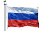 Promotional Custom Polyester Flags , 100D Russia National Flag 90*150cm