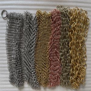 Wholesale 20mm ring diameter Stainless Steel Metal Ring Curtain Mesh for Interior Decoration from china suppliers