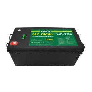 Wholesale 2000+ Cycles Long Life Lifepo4 Energy Storage Battery Pack 12.8V 200Ah Deep Cycle 12V Lithium Ion Battery from china suppliers