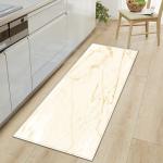 Long Square Marble Kitchen Floor Mats Stone Pattern Themed Doormat