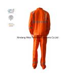 Wholesale Orange Cotton Fire Retardant Suit / Flame Resistant Anti Electrical