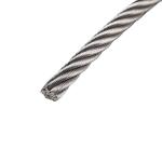 5mm - 10mm Stainless Steel Wire Rope Ss 316 7*37 Invisible Grille Material