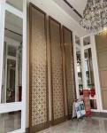 ODM OEM Stainless Steel Hotel Furniture Metal Room Partition Porch Hollowed Out