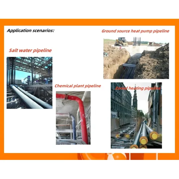 Flexible PU Foaming Pert Insulation Pipe Extruder Machinery for Underground Pipe System