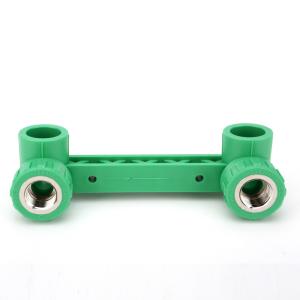 Wholesale Double Plastic Pipe Connectors Long Female Elbow 20 - 32mm Equal Shape from china suppliers
