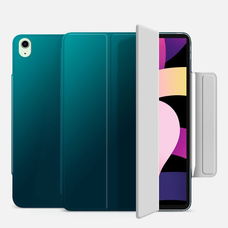 Laudtec Gradient Ultra Slim PTU+PC Leather Tri-Fold Magnetic Tablet Case for iPad Smart Sleep Drop Protection Custom Logo OEM