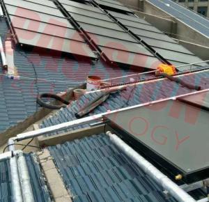 Wholesale Solar Energy Rooftop Solar Energy Water Heater Flat Panel Solar Collector Red Copper from china suppliers