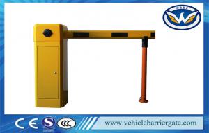 China Yellow Car Park Barriers With 1 - 6 meters Straight Boom For Car Parking System on sale