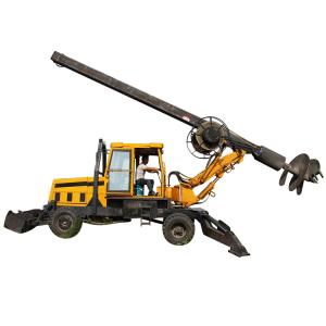 Wholesale Multi - Function Pile Driving Machine 20m Depth For Soil Layer , Clay Layer from china suppliers