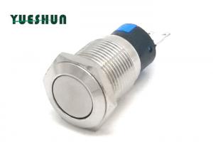 China 16mm Anti Vandal Push Button Switch Round Head 3 Pin Terminal Door Bell on sale