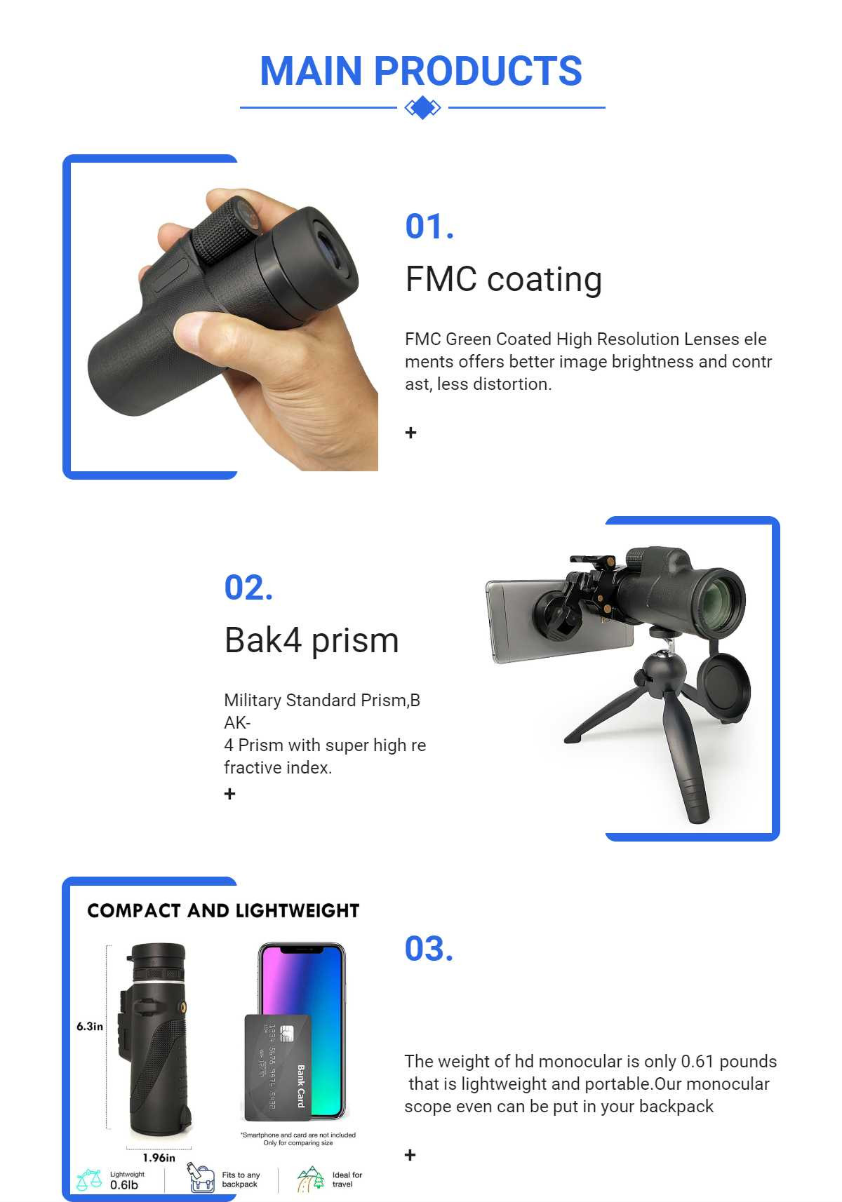 10x42 Mobile Phone Telescope For Adults Bird Watching Phone