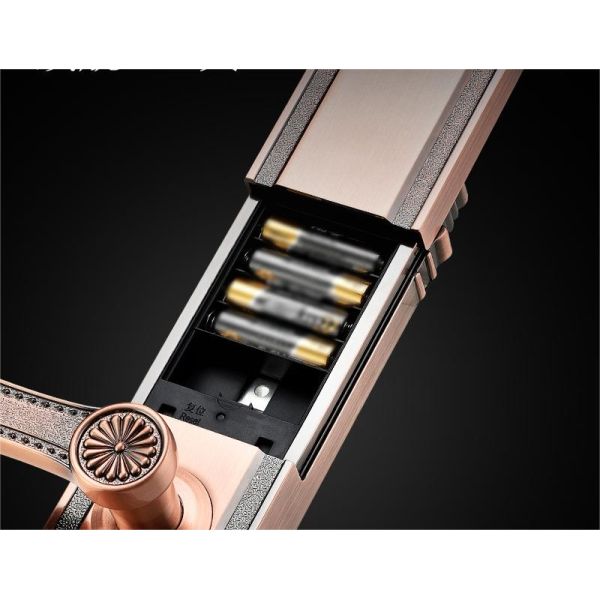 Villa Biometric Door Lock Electronic Fingerprint Smart Lock Card Swiping