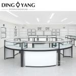 Custom Modern Fashion Style Black White Jewellery Showcase Cabinets No