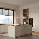 Factory Luxury Price Automatic Villa Complete Melamine Kitchen Cupboards Set