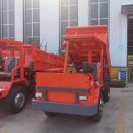 U Type Bucket 73HP Mini Articulated Truck 5 Ton Red Tipper Truck High Safety