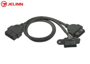 Wholesale OBD2 OBDII Male to Volvo OBD2 Female and OBD2 Female Splitter Y Cable from china suppliers
