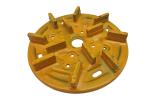 OEM Support Customized 220mm Diamond Grinding Disc for Granite Slab Polishing