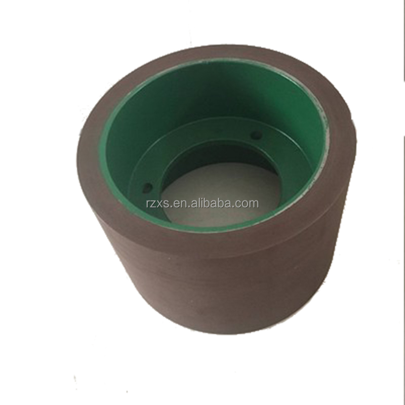 Customized 6" inch Silicone Coated Nip Rice Mill Huller Rubber Roller for Home