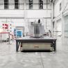 Buy cheap Industrial Raw Material Trackless Transfer Trolley 3 Tons Hydraulic Table Lift from wholesalers