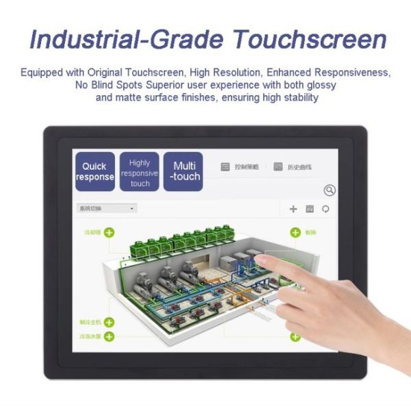 24 Inch Industrial Embedded Touch Pc With IP65 Rating In Stock For AGV Controllers Machine